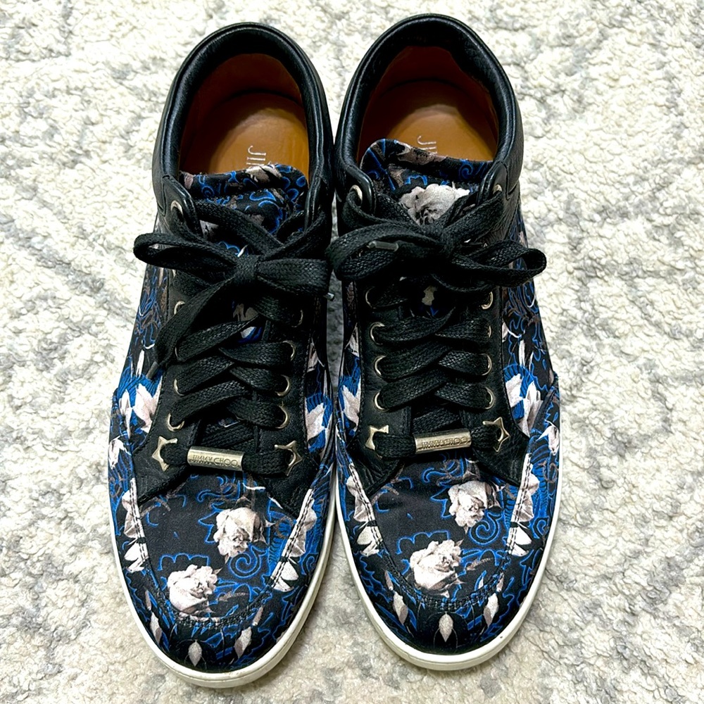 Jimmy Choo floral sneakers